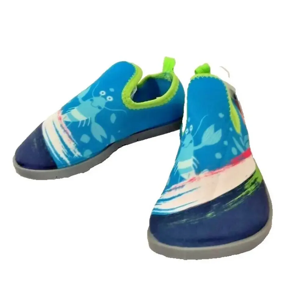 Sun Smart Hi-Top Kids Water Shoes Size: Medium 7-8 Lobster UPF 50+ New